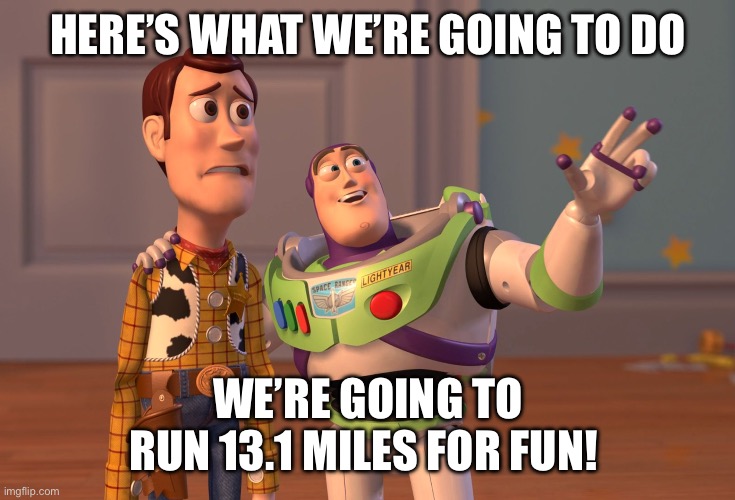 Half marathon rundisney race meme