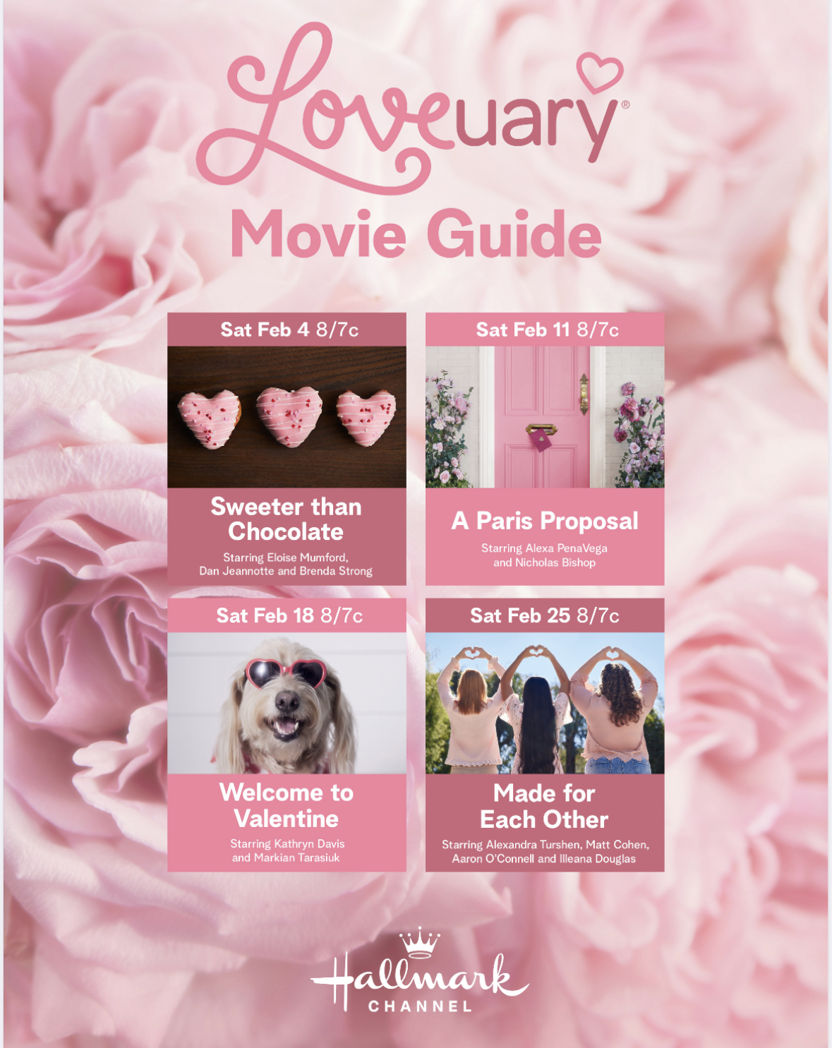 Best 2023 Hallmark Valentines Movie List: Free Printables - Lola Lambchops