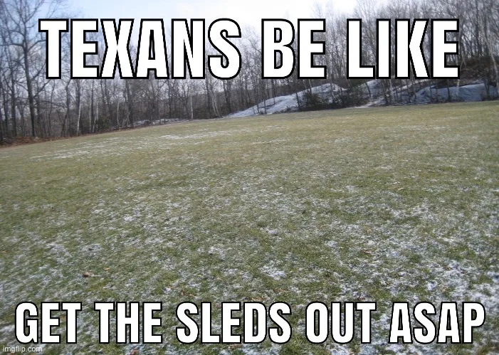 Texan Winter Meme