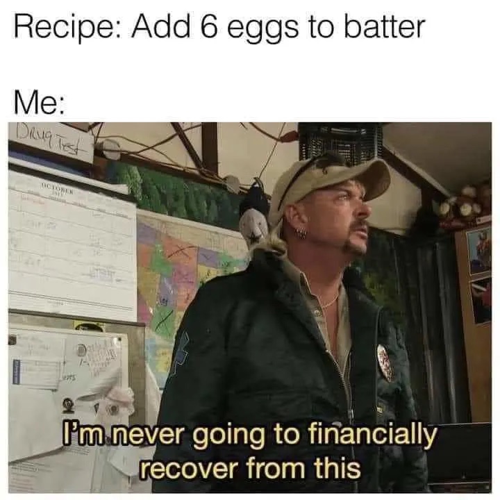 funny memes about egg prices