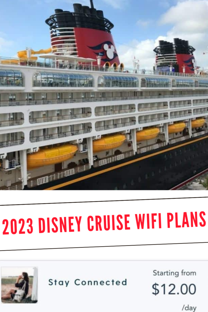 disney cruise wifi prices 2023