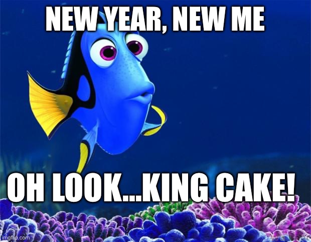 King Cake Mardi Gras Meme