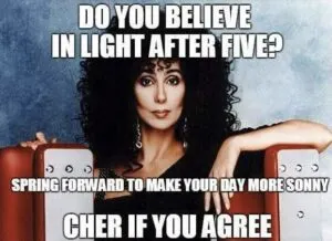 Daylight Savings Time Meme Spring Forward