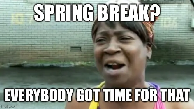 Funny Spring Break Meme