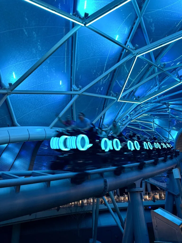 How to ride TRON Lightcycle Run