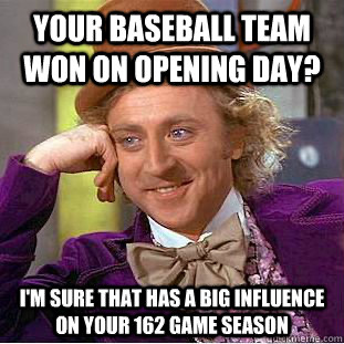 MLB Opening Day Meme