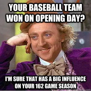 MLB Opening Day Meme