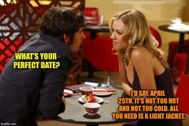 Perfect Date Funny Meme