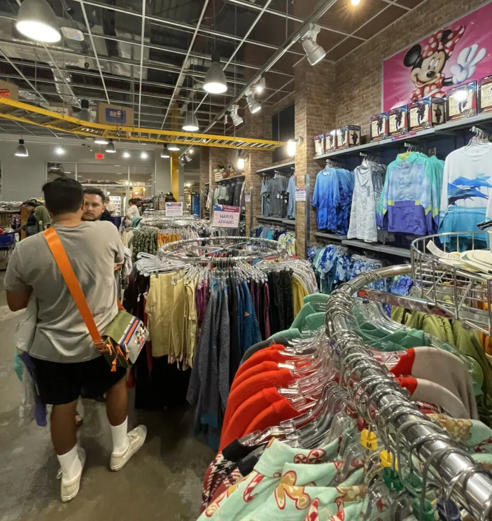 Discounted Disney Clothing at Character Warehouse