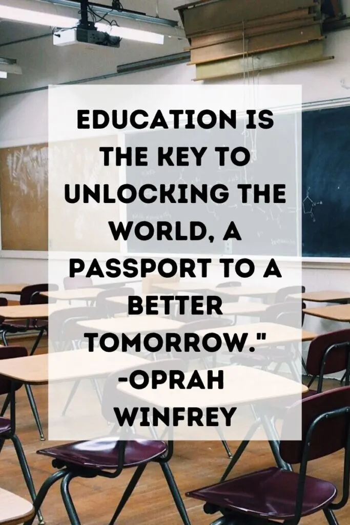 Inspirational Back to School Quotes