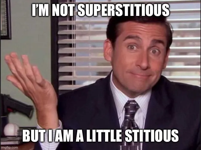 Friday the 13th superstitious meme