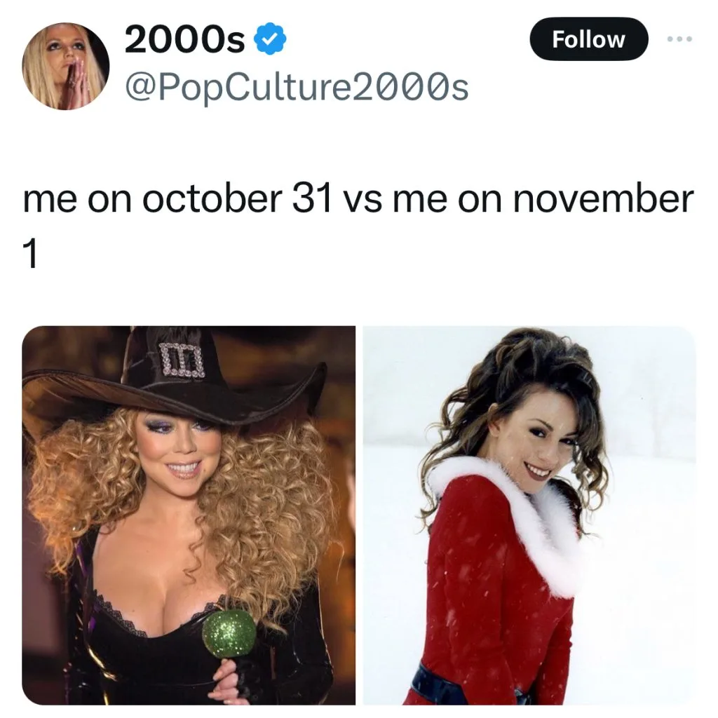 Halloween to Christmas Meme