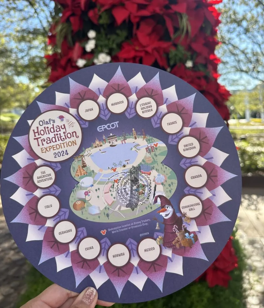 2024 Olaf's Holiday Tradition Expedition Map