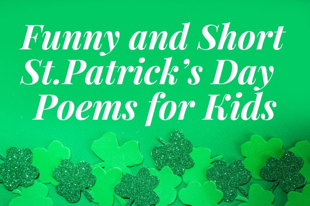 Funny St. Patrick's Day Poems for Kids