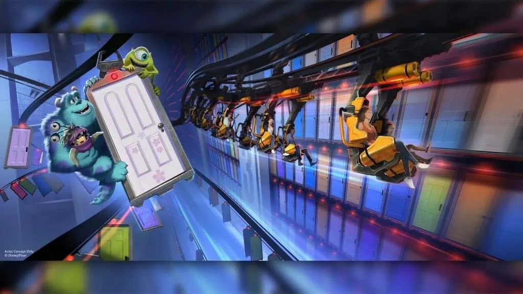 Monsters Inc Roller Coaster