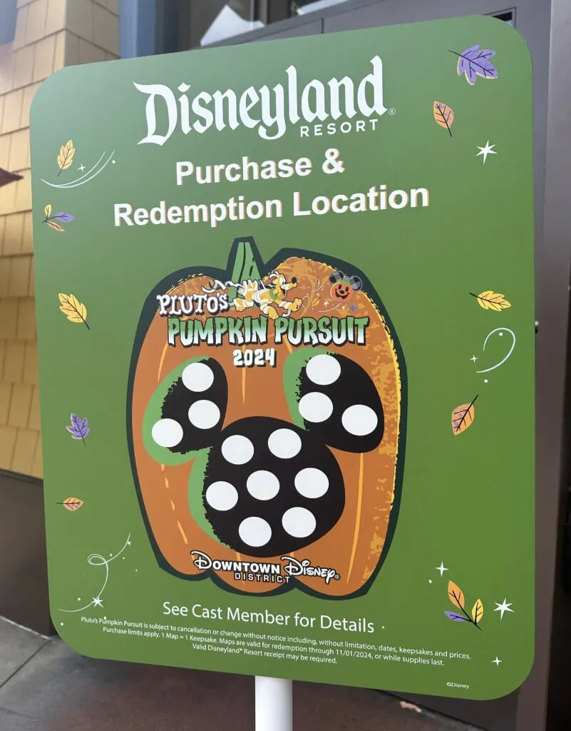 Pluto's Pumpkin Pursuit Downtown Disney