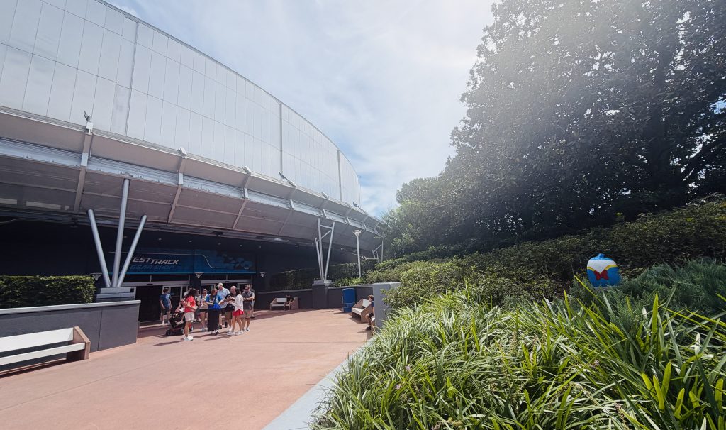 Where to find Donald Pumpkin at Test Track
