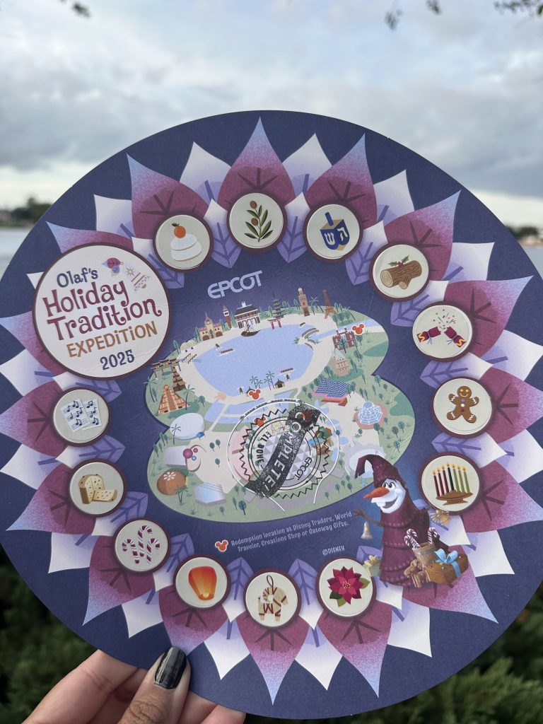 Olaf's Holiday Tradition Map answers