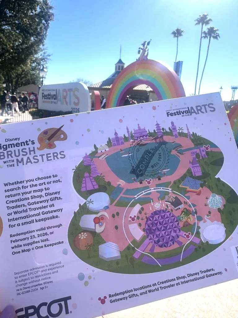 Figment Brush With The Masters 2026 map