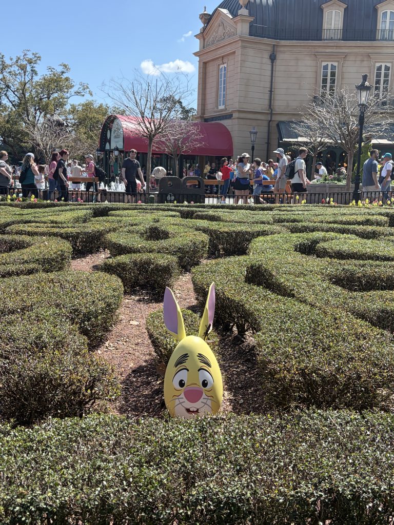 Rabbit egg location Epcot scavenger hunt