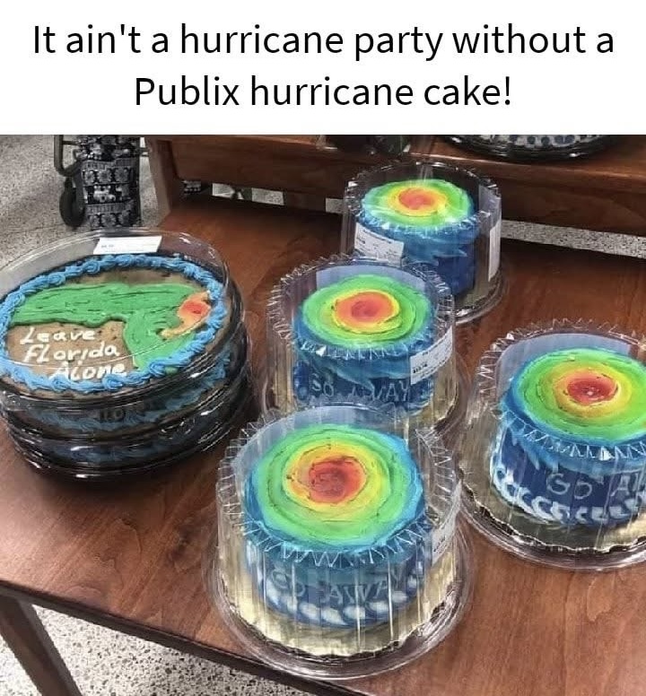 Publix Hurricane Cake Meme