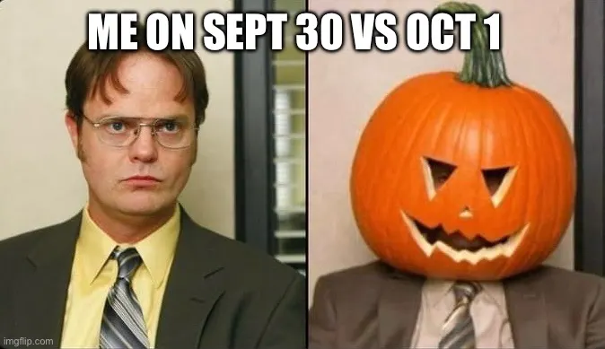sept 30 versus oct 1 meme