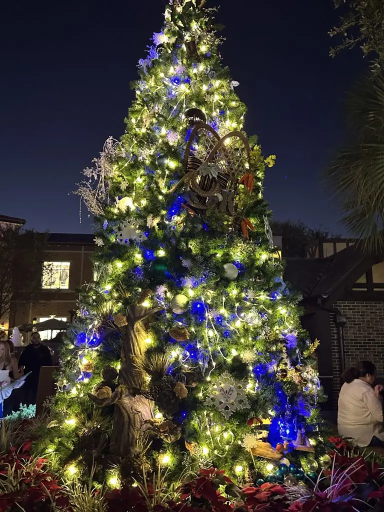 Frozen Tree Disney Springs Christmas Tree Stroll