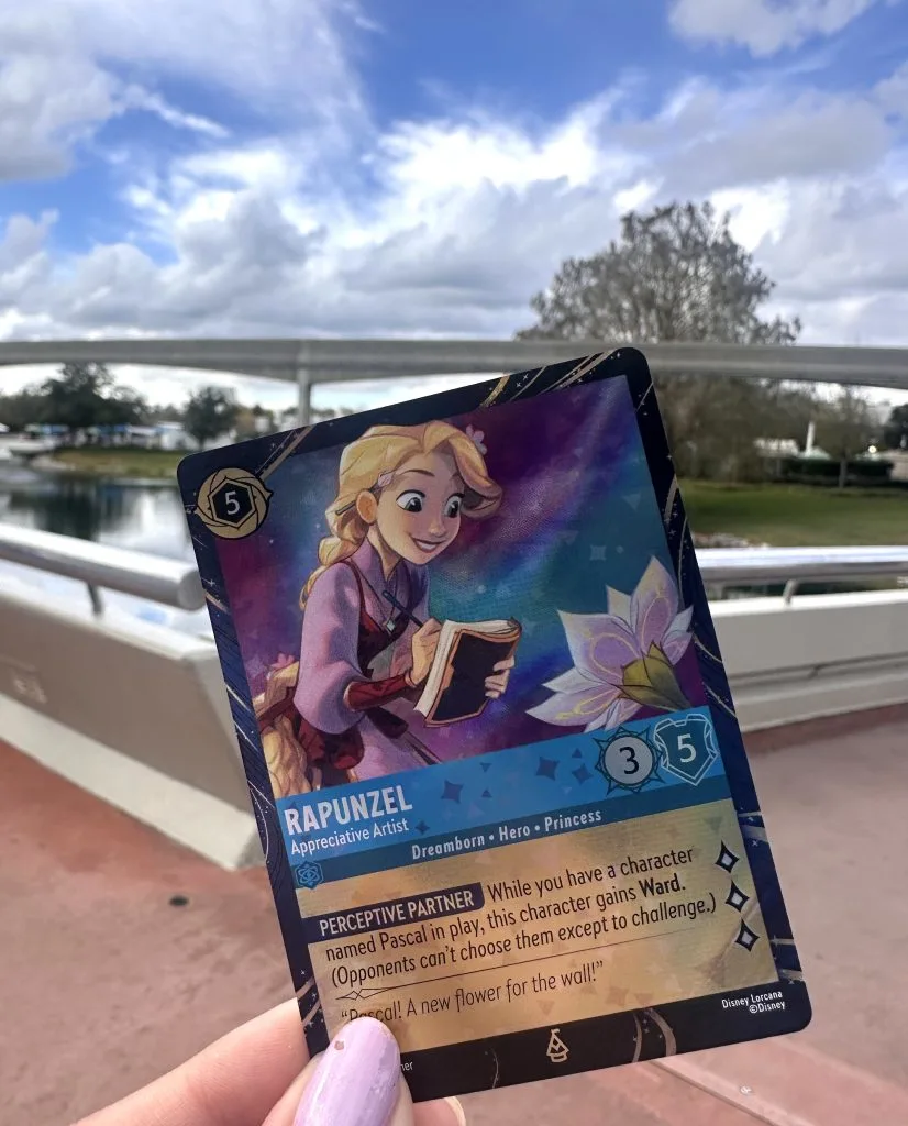 How to get Rapunzel Lorcana card at EPCOT
