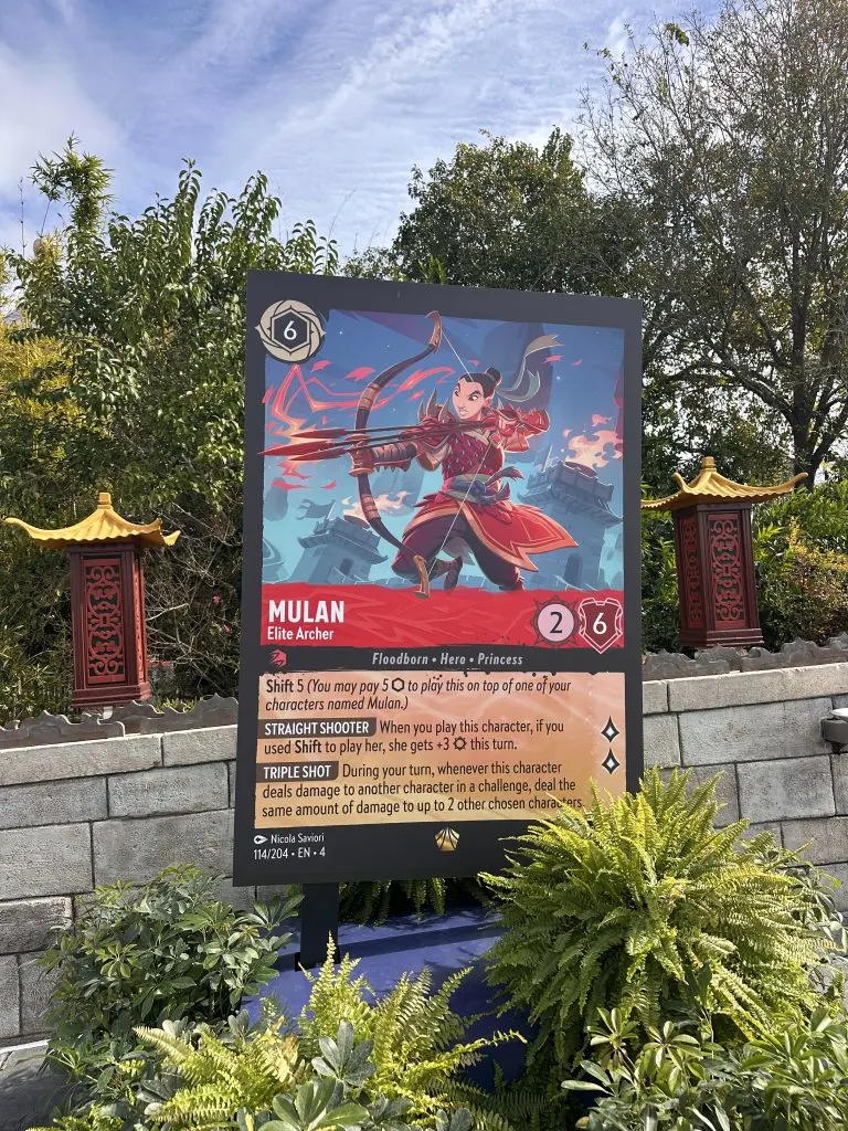 Mulan Lorcana Card Disney
