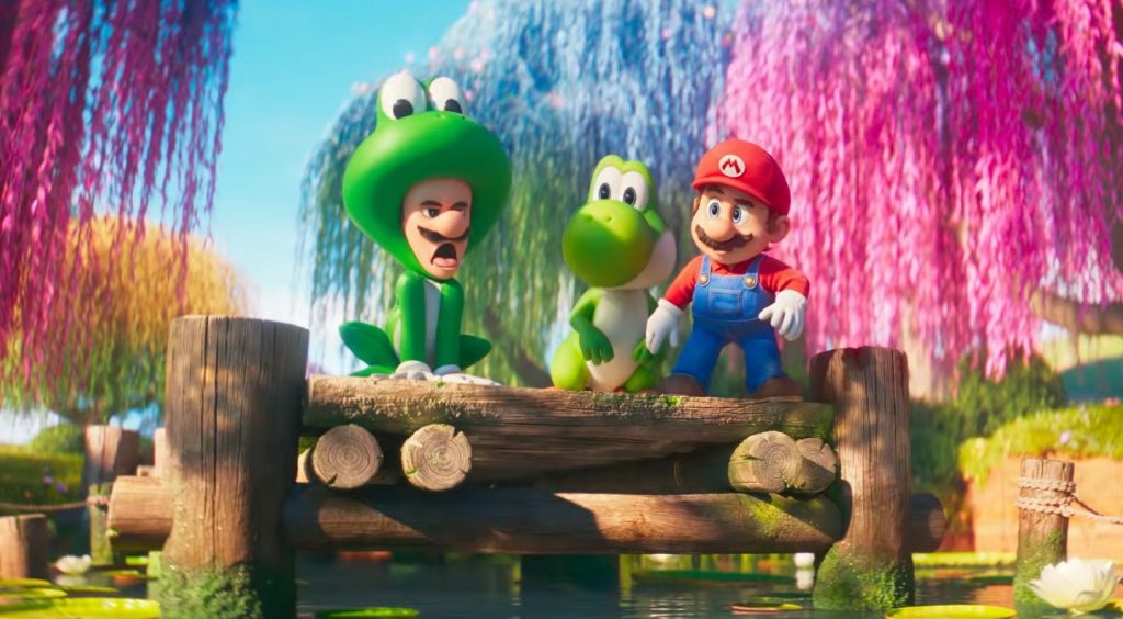When to use bathroom during The Super Mario Galaxy Movie
